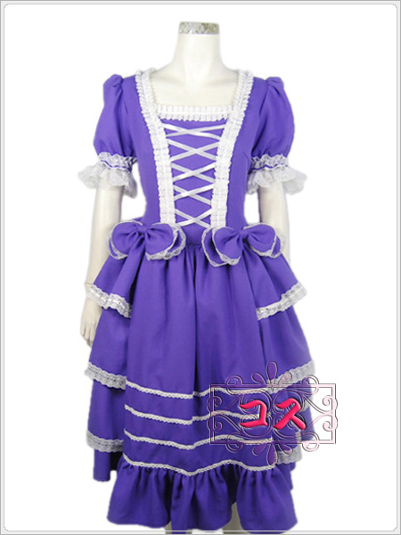 【激安コスプレ衣装】ゴスロリ リボンフリルミニワンピース!!! 【激安コスプレ衣装】ゴスロリ リボンフリルミニワンピース!!!